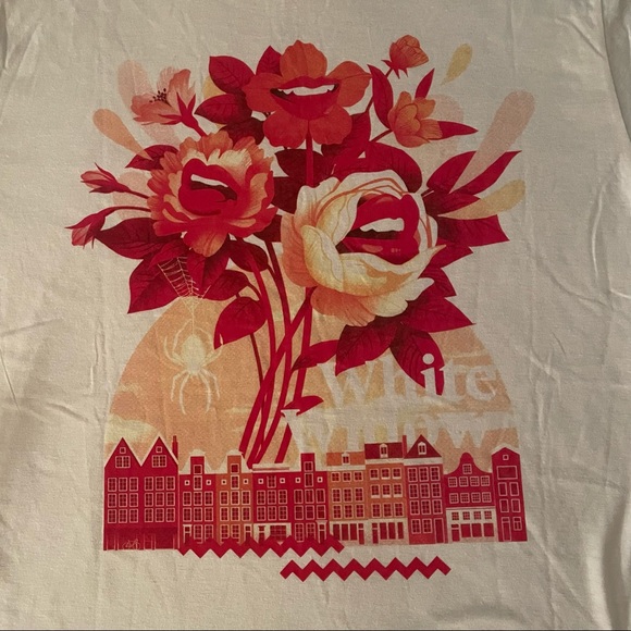 White Widow Canaca Offwhite Tee Shirt - Picture 1 of 10